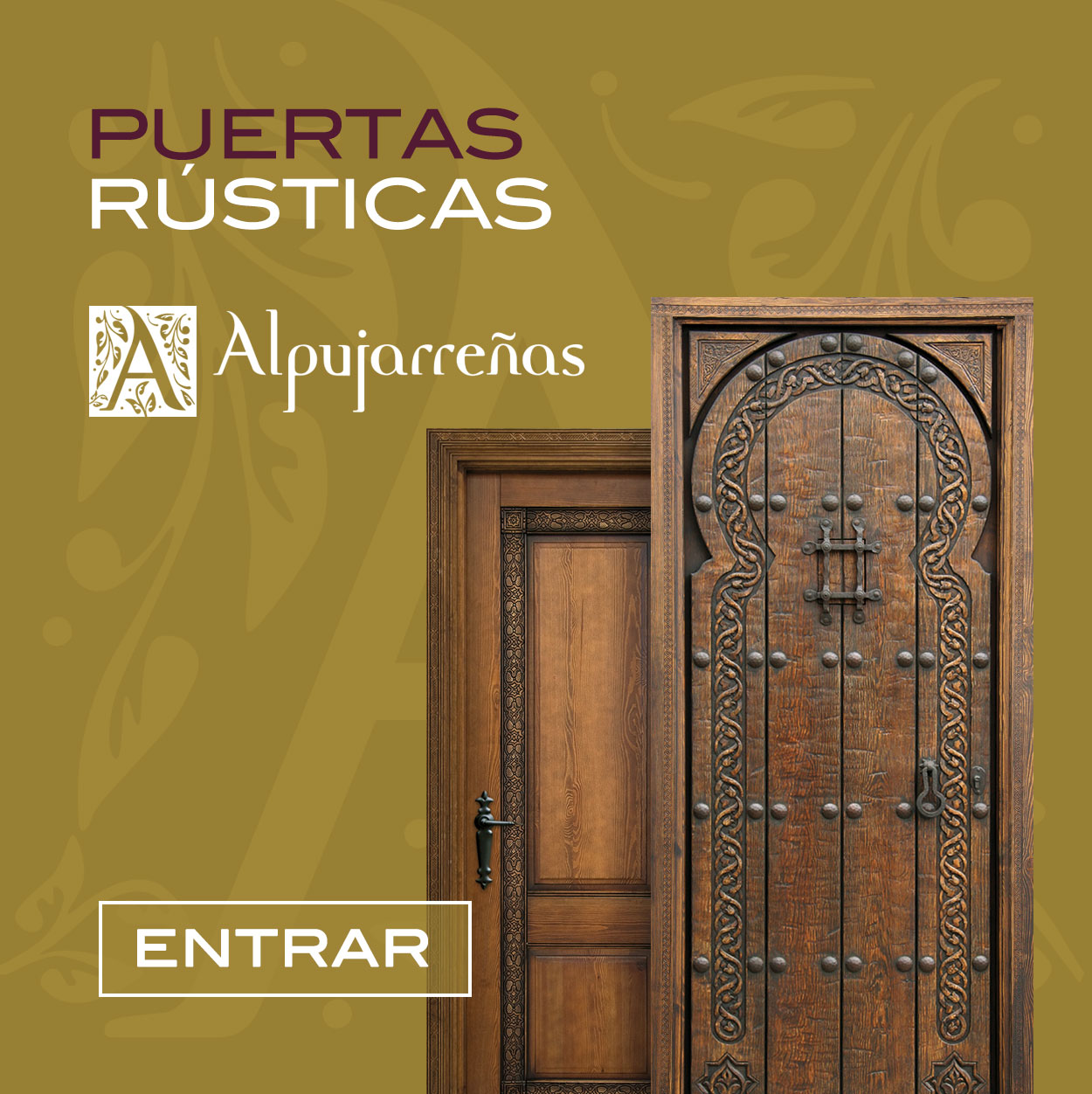 Puertas de Madera  Puertas Rústicas Alpujarreñas